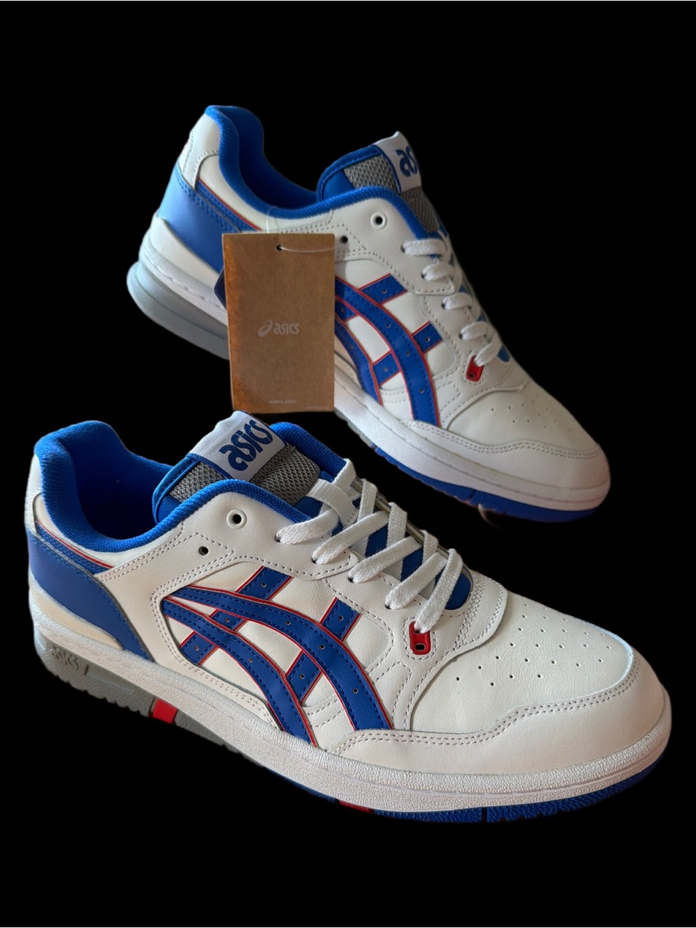 Asics EX89 “Knicks” Illusion Blue / Orange / White Men’s size 10.5 NWT
